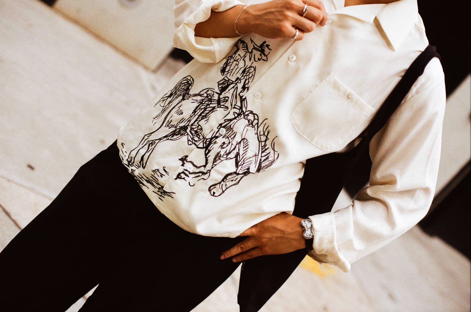 Tencel Cowboy Long-Sleeve Button Up