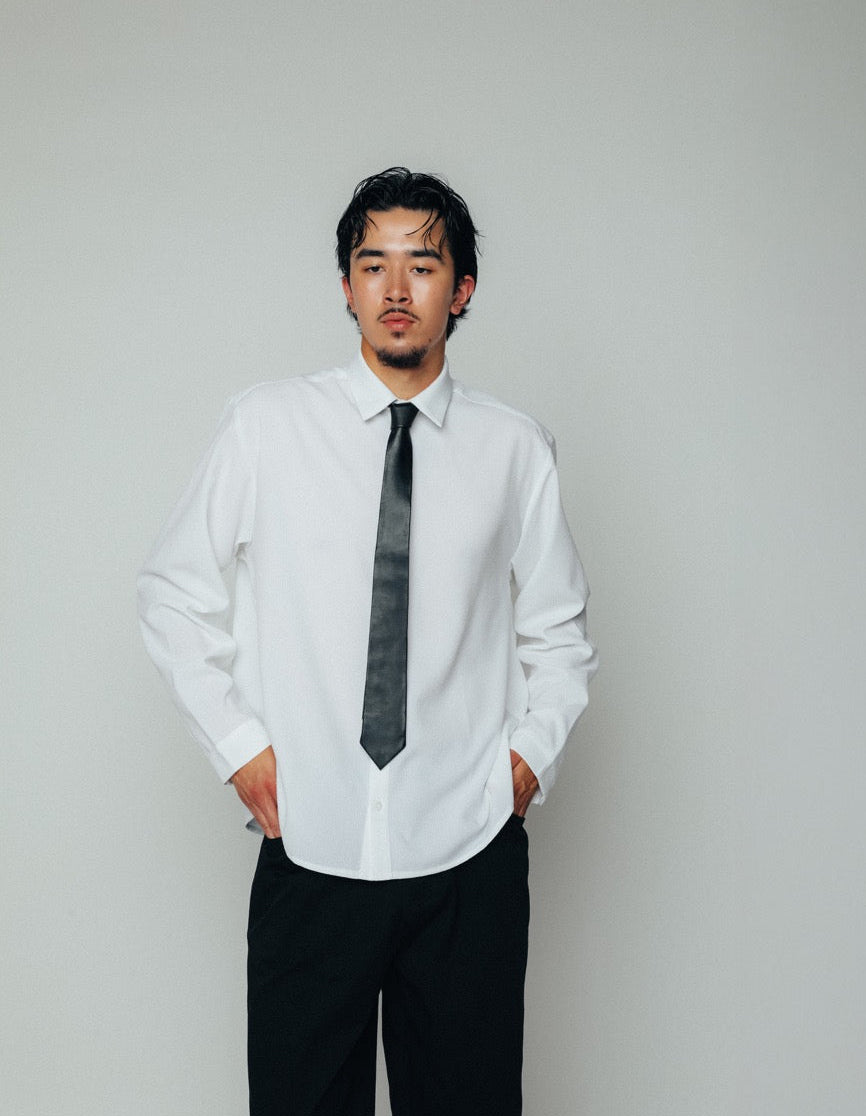 Japanese Seersucker Oxford (White)