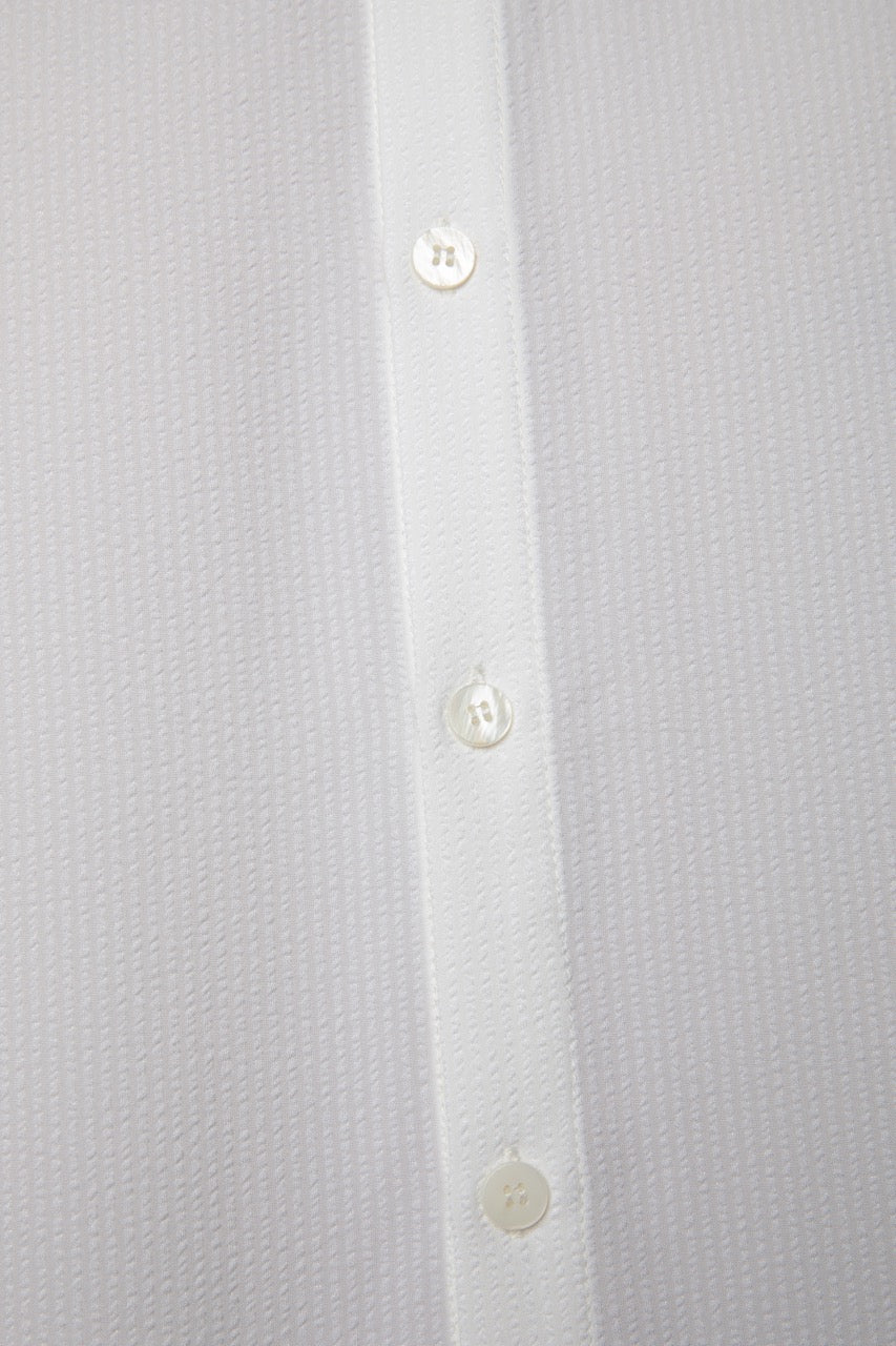 Japanese Seersucker Oxford (White)