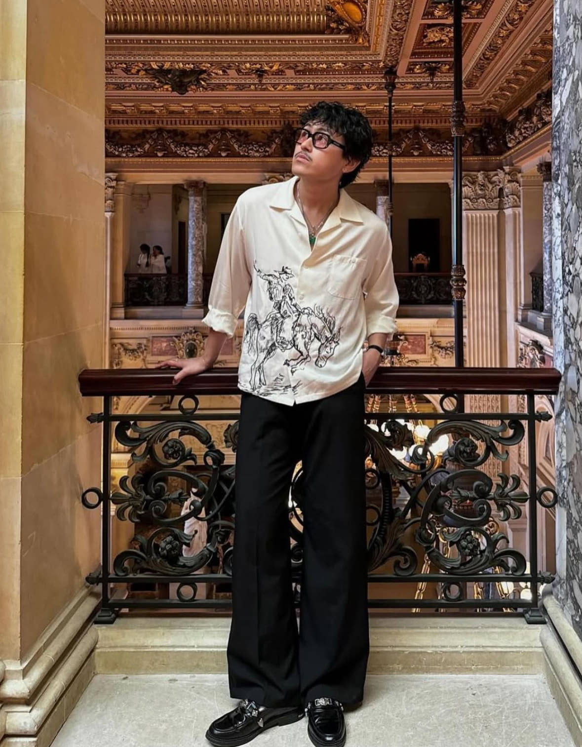 Tencel Cowboy Long-Sleeve Button Up