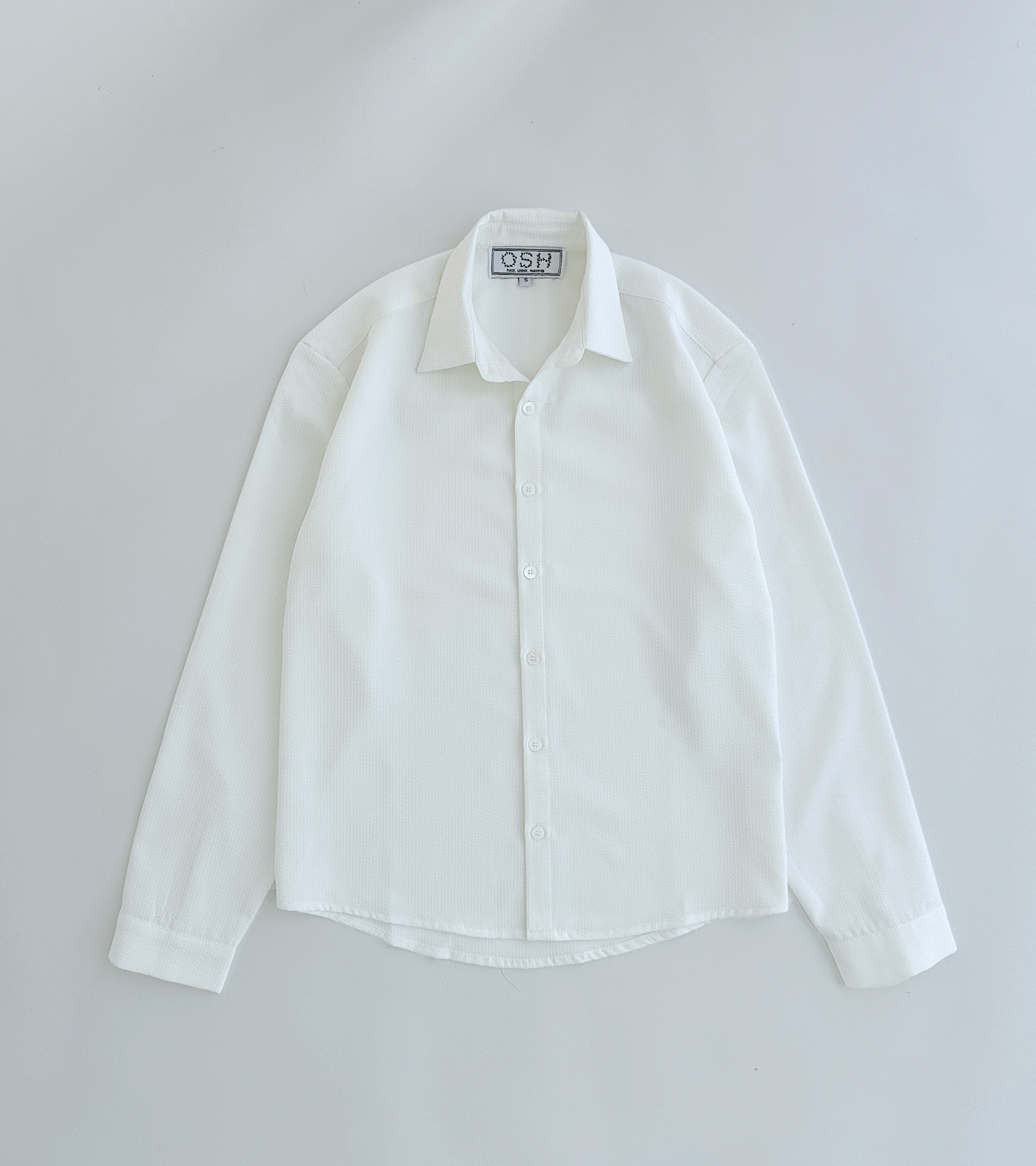 Japanese Seersucker Oxford (White)