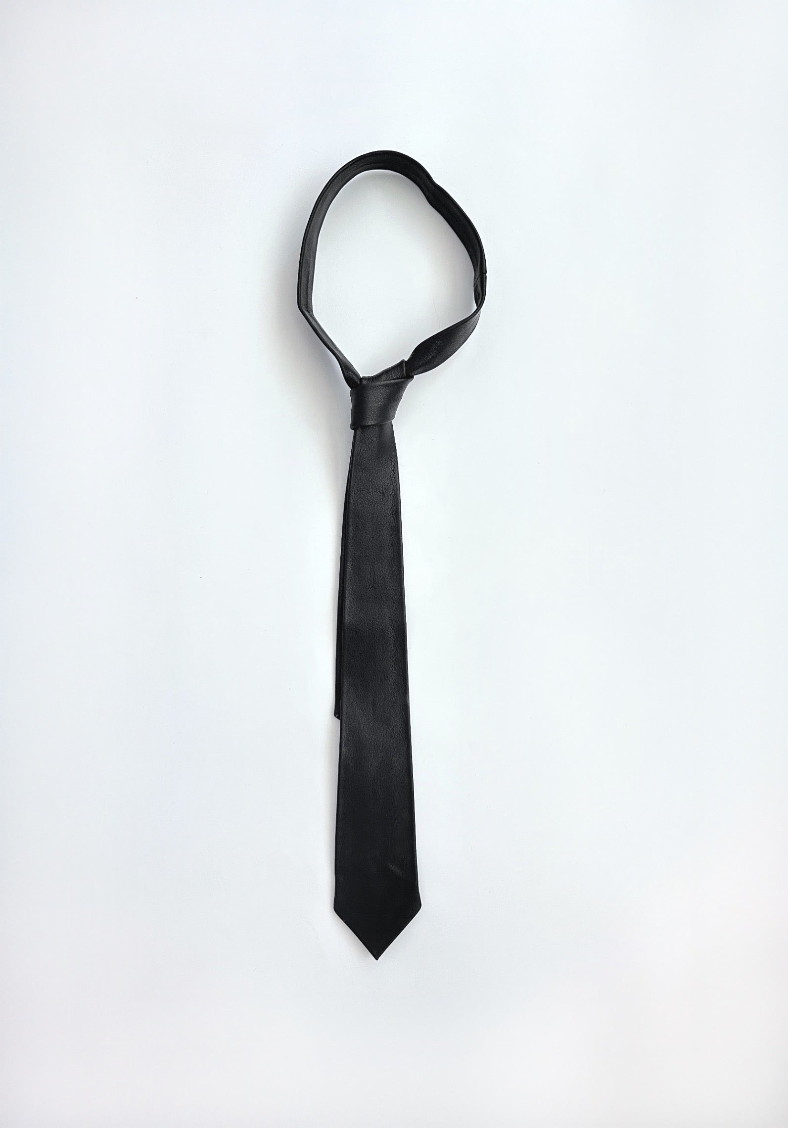 Nappa Leather Lambskin Tie