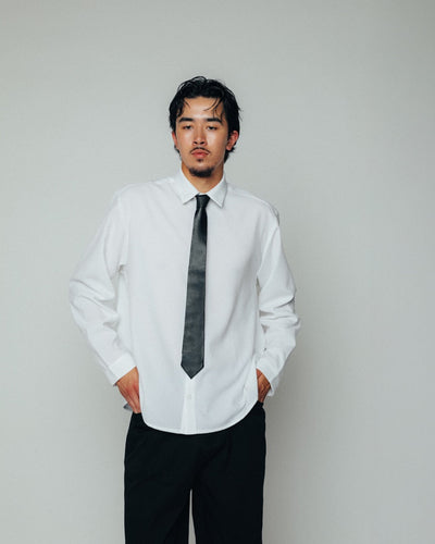 Japanese Seersucker Oxford  (White)