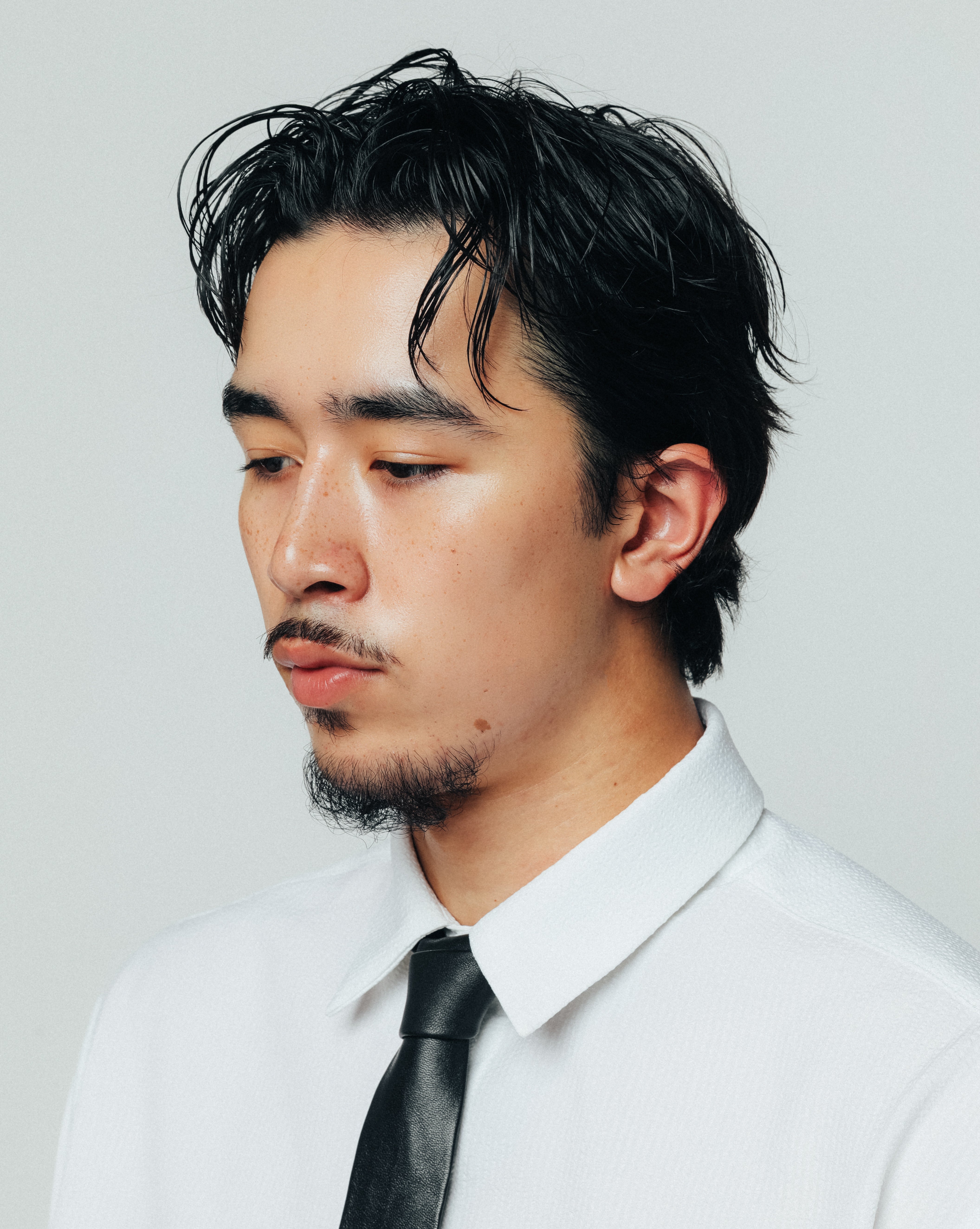 Japanese Seersucker Oxford  (White)