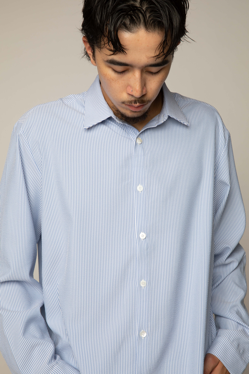 Japanese Seersucker Oxford (Striped)